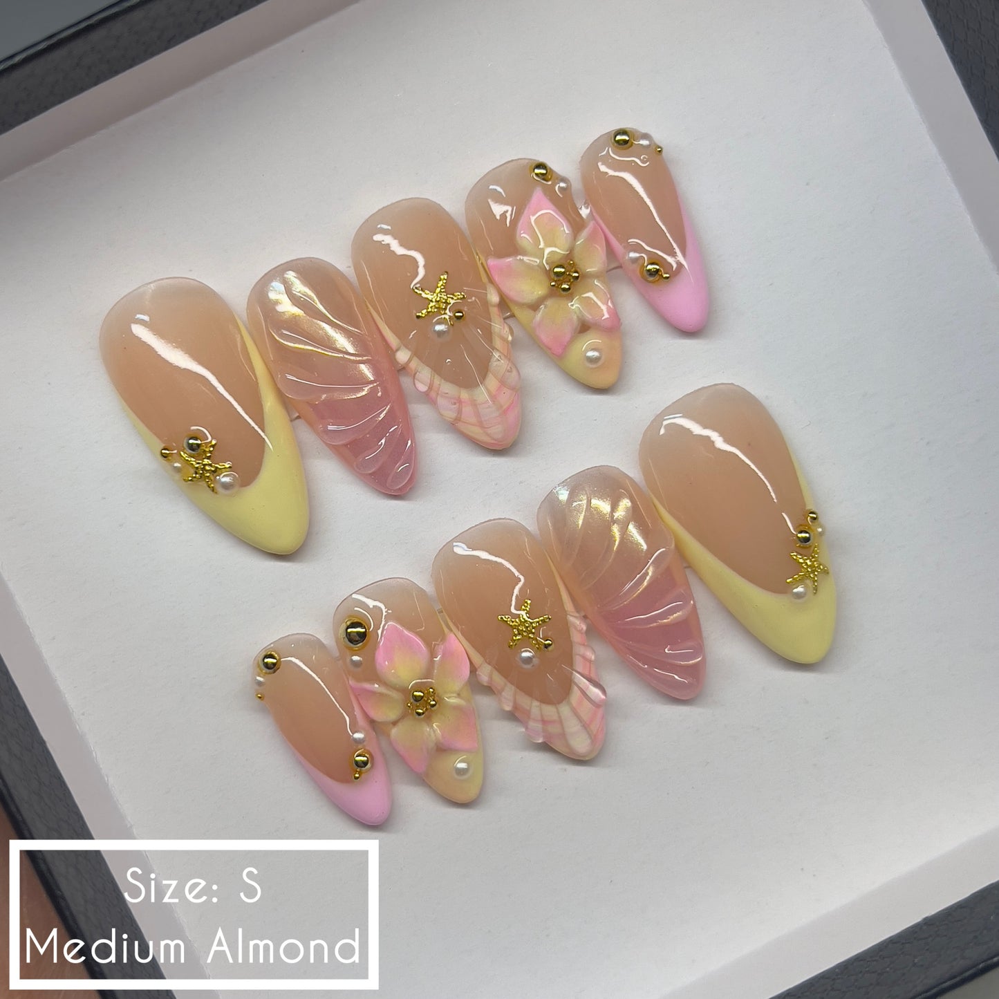 Ready To Ship Acrylic Press On Nails (size: S)