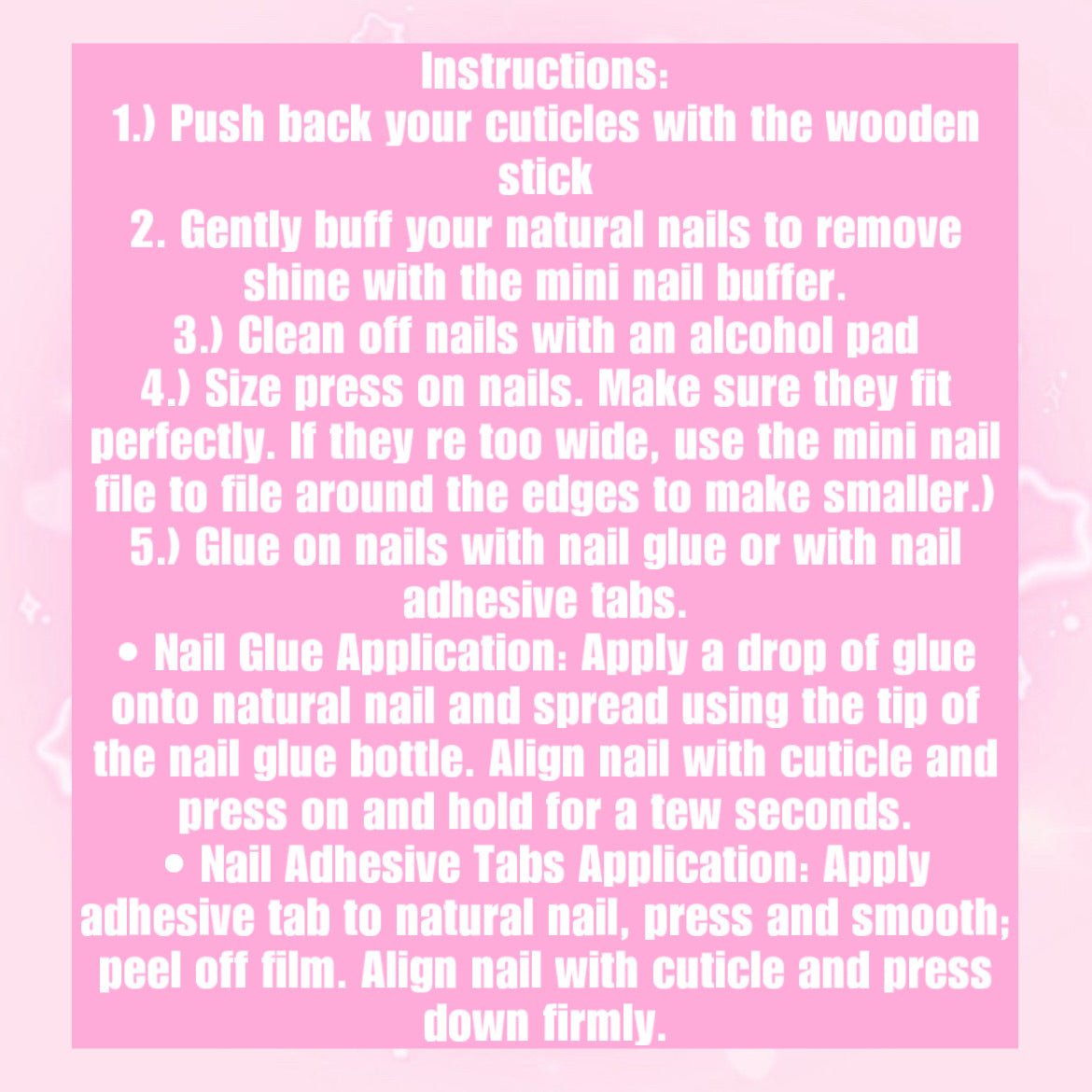 Custom Acrylic Press On Nails **PLEASE READ THE FULL DESCRIPTION**