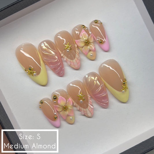Ready To Ship Acrylic Press On Nails (size: S)