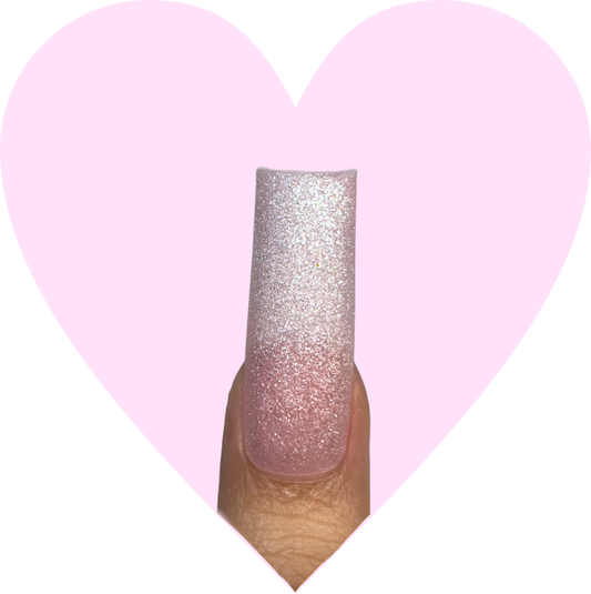 Gleaming Pink | Glitter Acrylic Powder (1 oz)