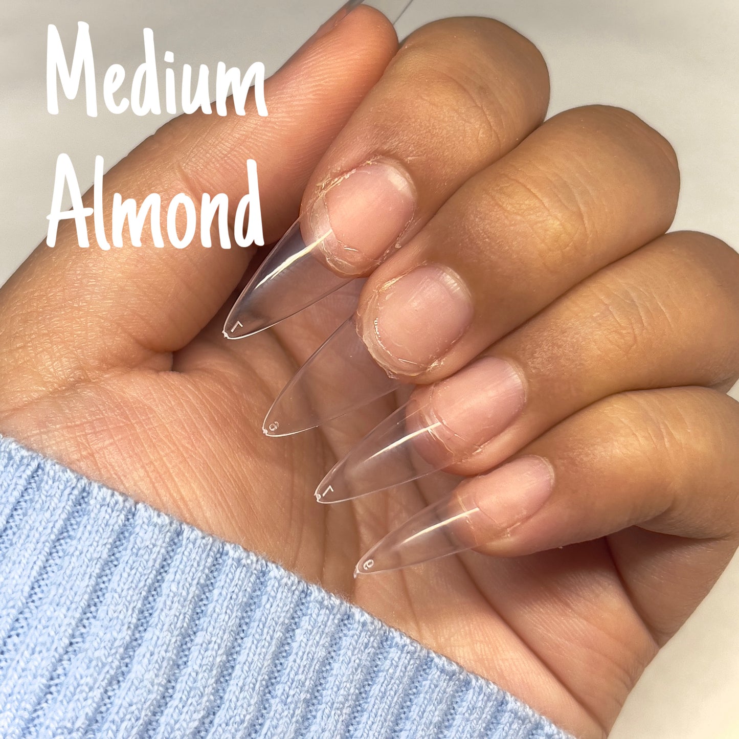 Medium Almond Nail Tips (bag)