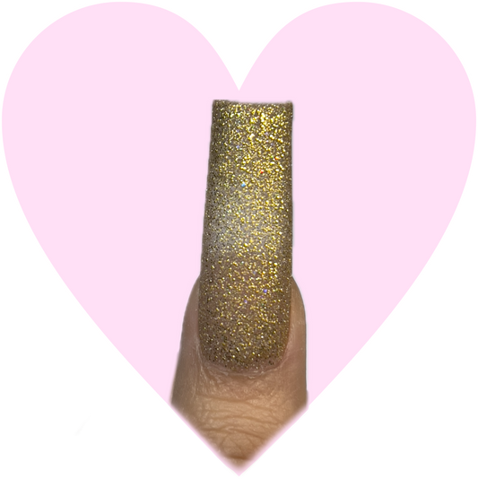 Gold Rush | Reflective Glitter Acrylic Powder (1 oz)